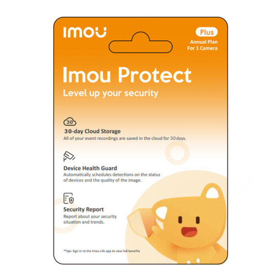 IMOU Κάρτα Δώρου Protect Plus (Ετήσιο Πρόγραμμα) IMOU Κάρτα Δώρου Protect Plus (Ετήσιο Πρόγραμμα)