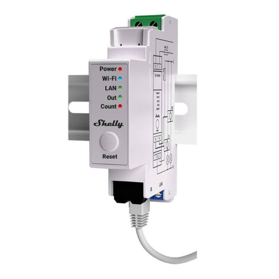 Shelly Pro EM-50 Energy Meter, WiFi/LAN Shelly Pro EM-50 Energy Meter, WiFi/LAN