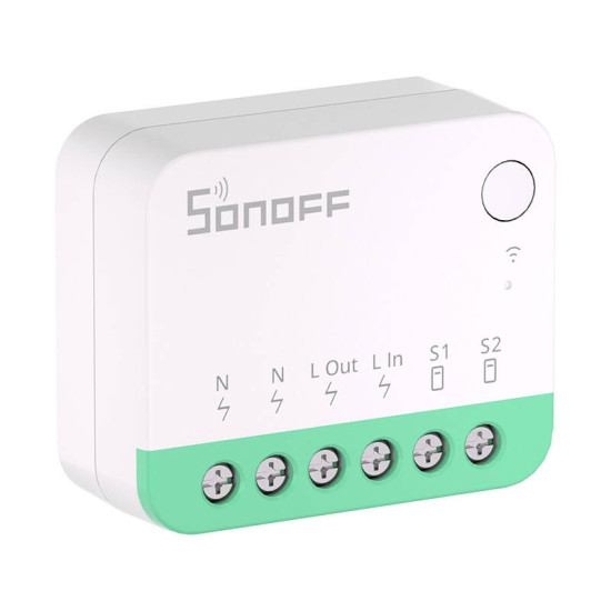 Sonoff Έξυπνος Ενδιάμεσος Διακόπτης WiFi MINIR4M (HomeKit, SmartThings, Home Assistant) (Λευκό)