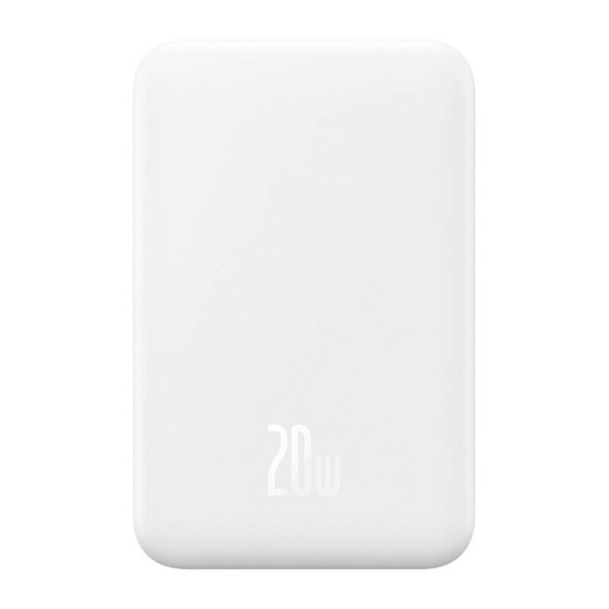 Baseus Powerbank Magnetic Mini 5000mAh, USB-C 20W (Λευκό) Baseus Powerbank Magnetic Mini 5000mAh, USB-C 20W (Λευκό)
