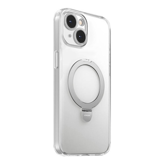 Magnetic potective phone case Joyroom for iPhone 15 (transparent) Magnetic potective phone case Joyroom for iPhone 15 (transparent)