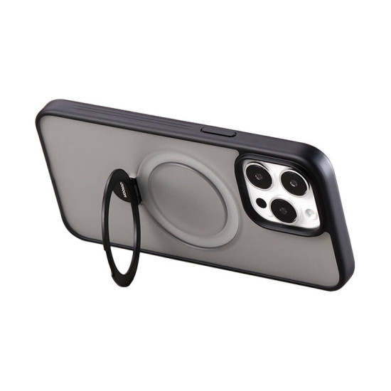 Magnetic protective phone case Joyroom JR-BP004 for iPhone 15 Pro Max (black) Magnetic protective phone case Joyroom JR-BP004 for iPhone 15 Pro Max (black)