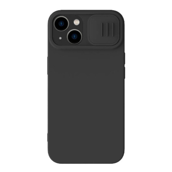Nillkin CamShield Silky Silicone Case for iPhone 15 Plus (black) Nillkin CamShield Silky Silicone Case for iPhone 15 Plus (black)