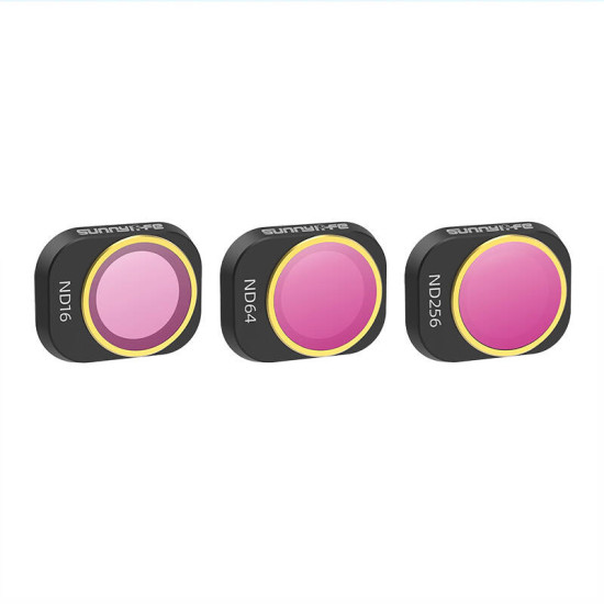 3 Lens Filters ND16, 64, 256 Sunnylife for DJI MINI 4 PRO 3 Lens Filters ND16, 64, 256 Sunnylife for DJI MINI 4 PRO