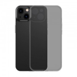 Baseus Θήκη Frosted Glass για iPhone 13 Pro και Προστατευτικό Οθόνης Tempered Glass (Μαύρο/Διαφανές)