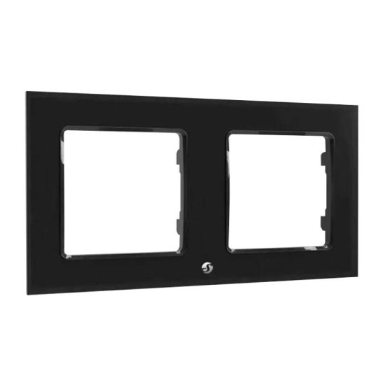 Shelly Switch Frame Double (Black) Shelly Switch Frame Double (Black)