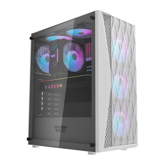 Θήκη υπολογιστή Darkflash DK352 Mesh (λευκό) Θήκη υπολογιστή Darkflash DK352 Mesh (λευκό)
