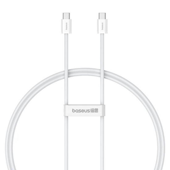 Baseus Superior 2 100W 1m USB-C to USB-C fast charging cable (white Baseus Superior 2 100W 1m USB-C to USB-C fast charging cable (white