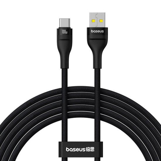 Charging Cable Baseus Flash 2 USB to USB-C 100W, 2m (black) Charging Cable Baseus Flash 2 USB to USB-C 100W, 2m (black)