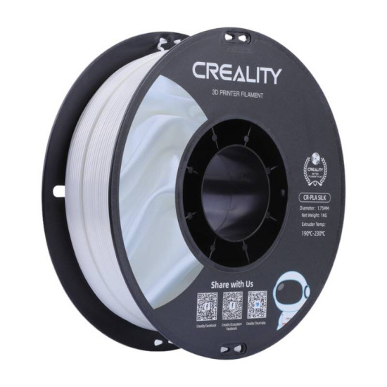 CR-Silk PLA Filament Creality (White) CR-Silk PLA Filament Creality (White)