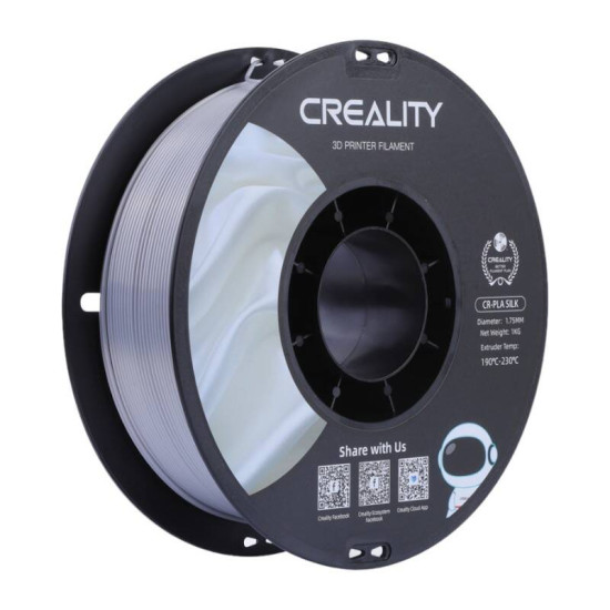 CR-Silk PLA Filament Creallity (Silver) CR-Silk PLA Filament Creallity (Silver)