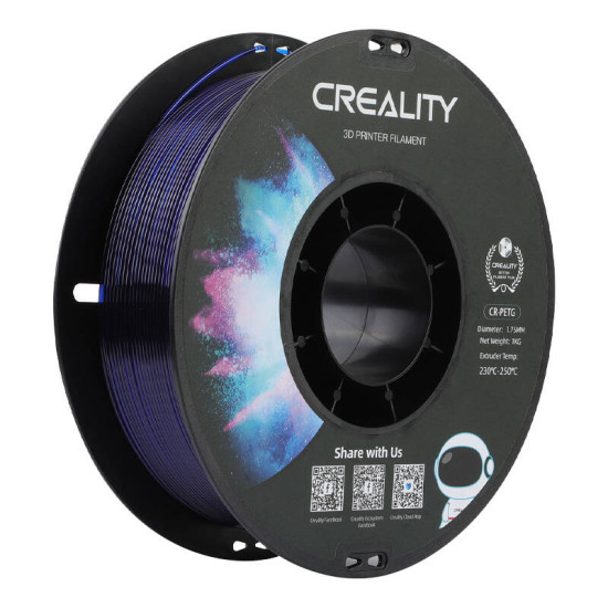 CR-PETG Filament Creality (Transparent blue) CR-PETG Filament Creality (Transparent blue)