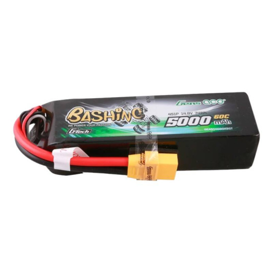 Gens ace G-Tech 5000mAh 14.8V 4S1P 60C Lipo Battery Pack with XT90 Plug-Bashing Series Gens ace G-Tech 5000mAh 14.8V 4S1P 60C Lipo Battery Pack with XT90 Plug-Bashing Series