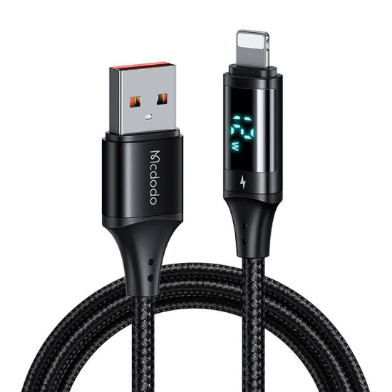 Digital Display USB to Lightning Data Cable Mcdodo CA-1060, 1.2m Digital Display USB to Lightning Data Cable Mcdodo CA-1060, 1.2m