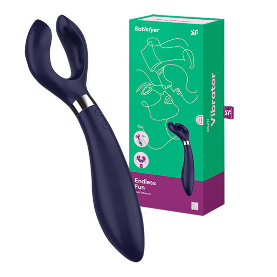 Couples vibrator Satisfyer Endless Fun (blue) Couples vibrator Satisfyer Endless Fun (blue)