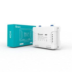 Sonoff Έξυπνος Ενδιάμεσος Διακόπτης WiFi 4CHPROR3 (Λευκό)