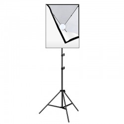 Puluz Σετ Στούντιο Φωτογράφισης PU5070EU, Softbox LED 50x70cm, Τρίποδο, Λάμπες LED x1