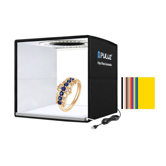 Photo studio Puluz PKT3101B LED 25cm Photo studio Puluz PKT3101B LED 25cm