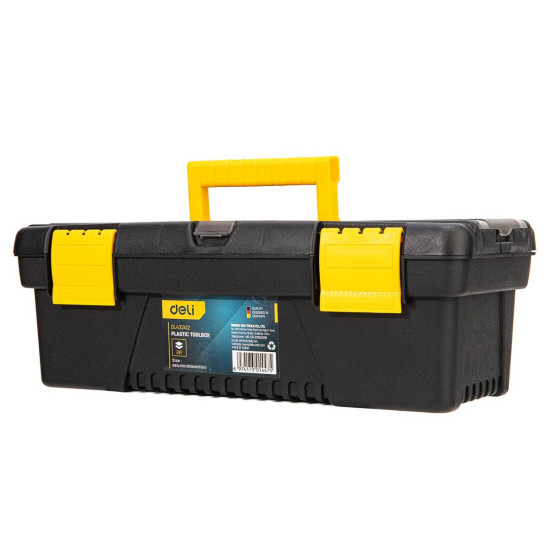 Plastic Tool Box Deli Tools EDL432412, 12'' (yellow) Plastic Tool Box Deli Tools EDL432412, 12'' (yellow)