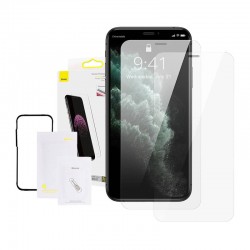 Baseus Προστατευτικό Οθόνης Tempered Glass 0.3mm Full Face για iPhone XR/11 6.1'' (2τμχ) (Διαφανές)