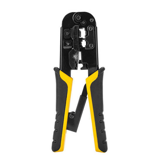 Deli Tools EDL4971 Ethernet Connector Crimping Pliers, 4/6/8P, RJ45/RJ14/RJ12/RJ9 Deli Tools EDL4971 Ethernet Connector Crimping Pliers, 4/6/8P, RJ45/RJ14/RJ12/RJ9