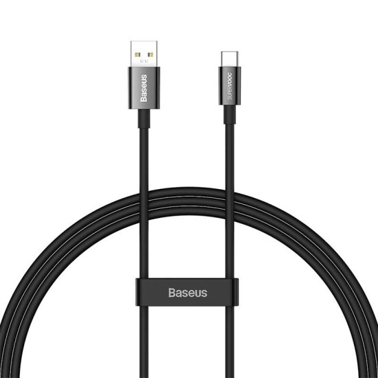 Baseus Καλώδιο USB σε USB-C Superior Series, 65W, PD, 1m (Μαύρο) Baseus Καλώδιο USB σε USB-C Superior Series, 65W, PD, 1m (Μαύρο)