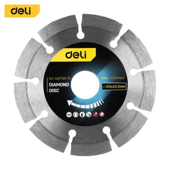 Diamond disc Deli Tools EDH-SQP125-E1 Diamond disc Deli Tools EDH-SQP125-E1