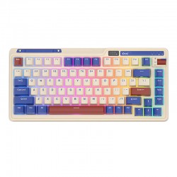 Wireless mechanical keyboard Royal Kludge KZZI K75 pro RGB, Moment Switch (retro blue) (QWERTY)