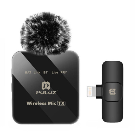 Wireless Lavalier Microphone PULUZ PU647B (lightning) Wireless Lavalier Microphone PULUZ PU647B (lightning)