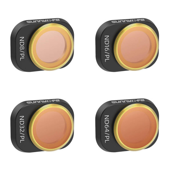4 Lens Filters ND/PL 8, 16, 32, 64 Sunnylife for DJI MINI 4 PRO 4 Lens Filters ND/PL 8, 16, 32, 64 Sunnylife for DJI MINI 4 PRO
