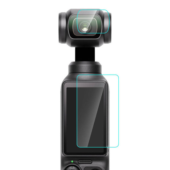 Tempered Glass Lens and Screen Protector DJI OSMO Pocket 3 Tempered Glass Lens and Screen Protector DJI OSMO Pocket 3
