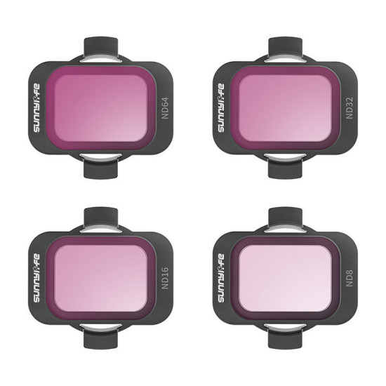 Set of 4 filters ND 8/16/32/64 Sunnylife for DJI Avata 2 Set of 4 filters ND 8/16/32/64 Sunnylife for DJI Avata 2