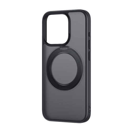 Phone Case Baseus SkyRing Magnetic with Stand for iP 13 Pro + tempered-glass and cleaning kit (black) Phone Case Baseus SkyRing Magnetic with Stand for iP 13 Pro + tempered-glass and cleaning kit (black)