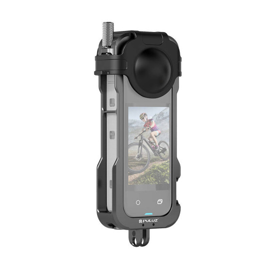 Metal Protective Cage With Lens Cover for Insta360 X4 Metal Protective Cage With Lens Cover for Insta360 X4