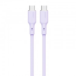USB-C to USB-C Cable Aukey CB-SCC102, 100W, 1.8m (lavender)