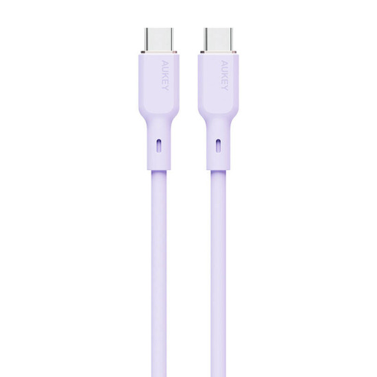 USB-C to USB-C Cable Aukey CB-SCC102, 100W, 1.8m (lavender) USB-C to USB-C Cable Aukey CB-SCC102, 100W, 1.8m (lavender)