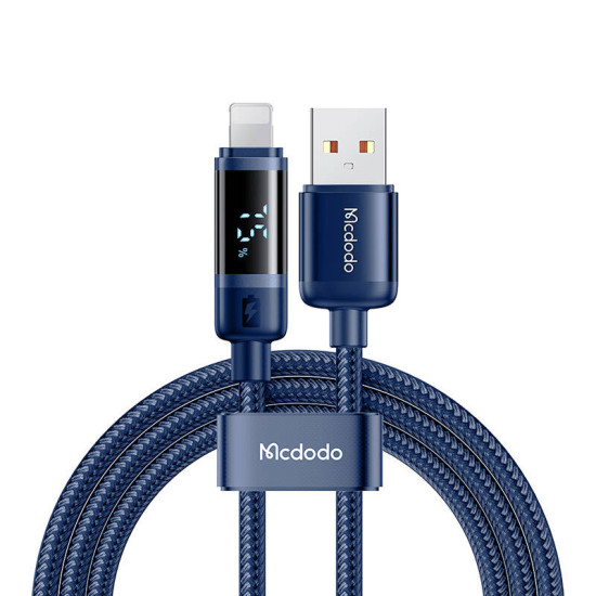 Mcdodo CA-5001 USB-A to Lightning cable, 100W, 1.2m (blue) Mcdodo CA-5001 USB-A to Lightning cable, 100W, 1.2m (blue)