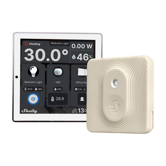 Set Shelly Wall Display Control Panel (white) + BLU H&T Ivory Set Shelly Wall Display Control Panel (white) + BLU H&T Ivory