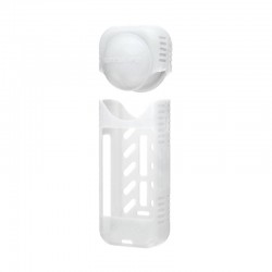 Silicone protective case + lens cover Sunnylife for Insta360 X4 (white)