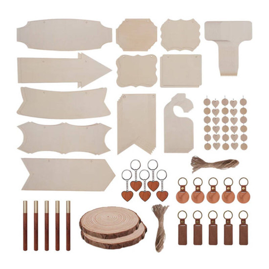LaserPecker Wooden engraving materials set (190 pcs) LaserPecker Wooden engraving materials set (190 pcs)