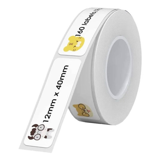 Thermal labels Niimbot stickers 12x40 mm, 160 pcs Thermal labels Niimbot stickers 12x40 mm, 160 pcs