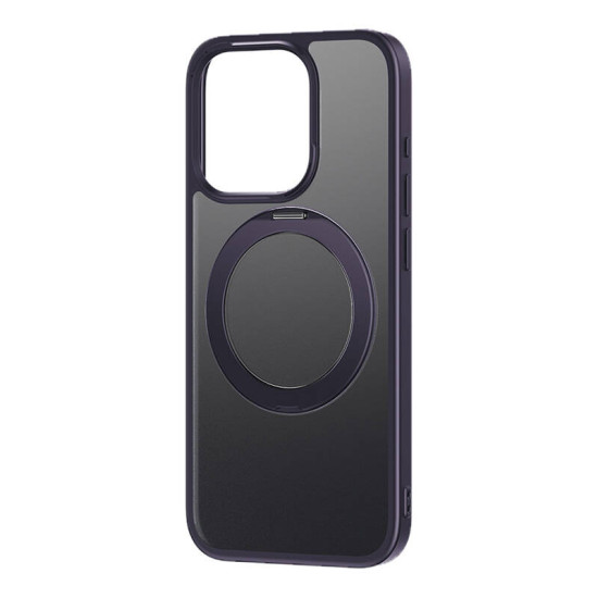 Phone Case with Stand Baseus SkyRing 360° for iP 14 Pro +tempered-glass and cleaning kit (purple) Phone Case with Stand Baseus SkyRing 360° for iP 14 Pro +tempered-glass and cleaning kit (purple)