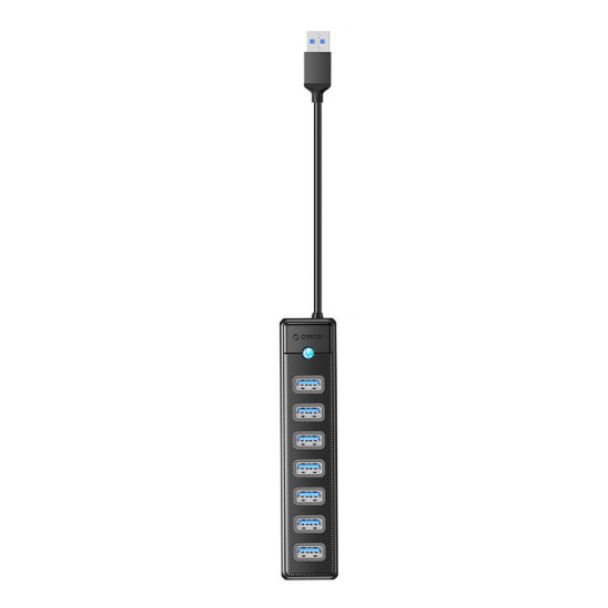 Orico Hub USB-A to 7xUSB-A 3.0 - black Orico Hub USB-A to 7xUSB-A 3.0 - black