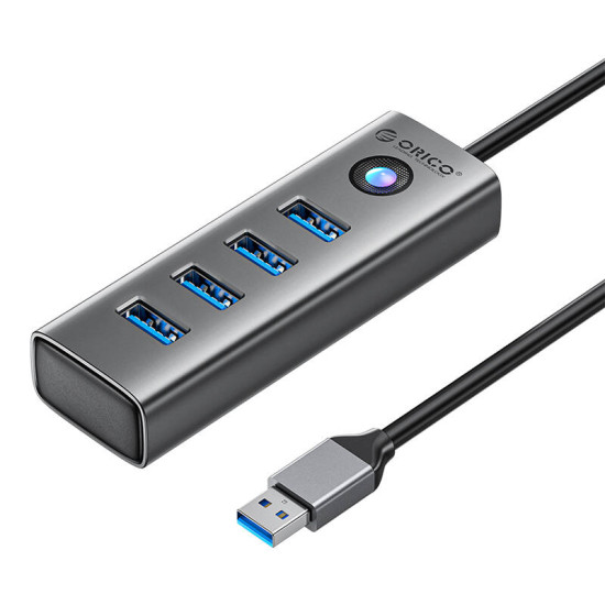Orico Hub USB-A to 4xUSB-A 3.0 - grey Orico Hub USB-A to 4xUSB-A 3.0 - grey