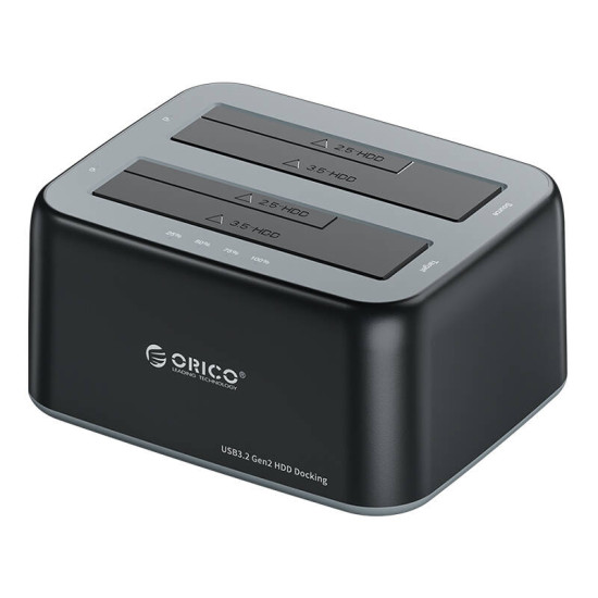 Orico HDD Docking Station 3.5 Inch Dual-Bay USB-A 3.0 Orico HDD Docking Station 3.5 Inch Dual-Bay USB-A 3.0