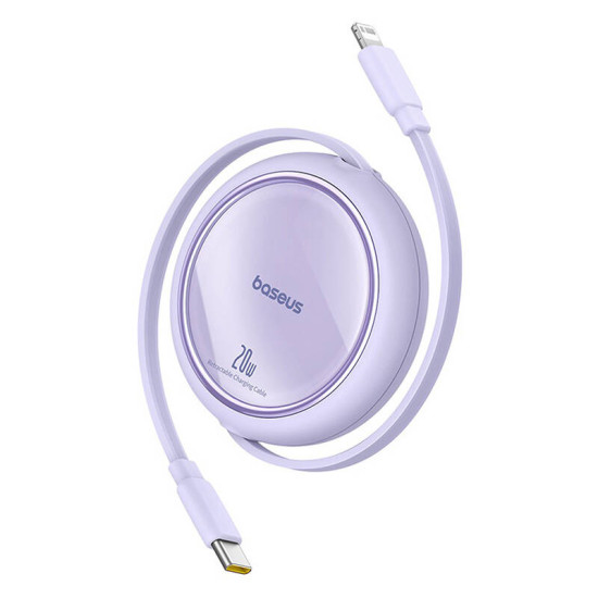 USB Cable Baseus Free2Pull USB-C to iP 20W 1m (purple) USB Cable Baseus Free2Pull USB-C to iP 20W 1m (purple)