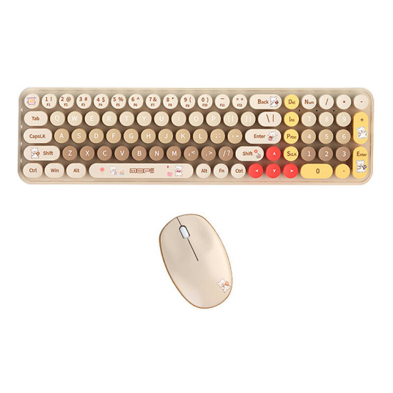 MOFII Wireless Keyboard+Mouse 2.4G Baby Bear Beige MOFII Wireless Keyboard+Mouse 2.4G Baby Bear Beige