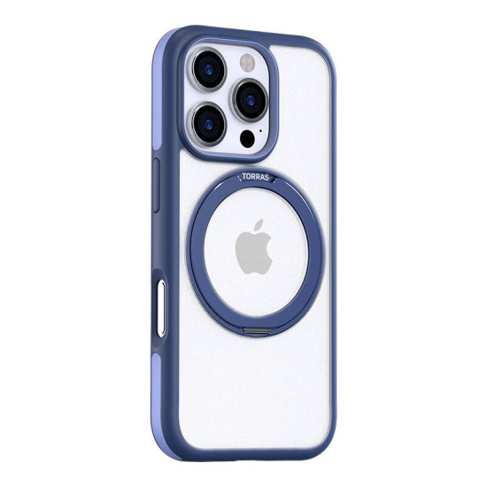 Torras phone case Pstand for iPhone 16 Pro (navy blue) Torras phone case Pstand for iPhone 16 Pro (navy blue)