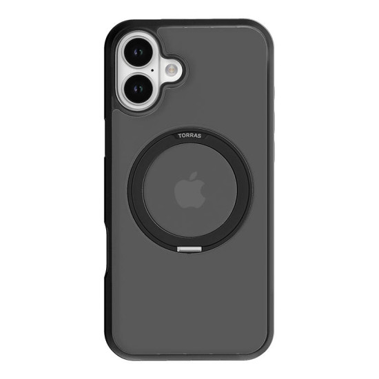Torras Ostand Pro Case for iPhone 16 (Black) Torras Ostand Pro Case for iPhone 16 (Black)