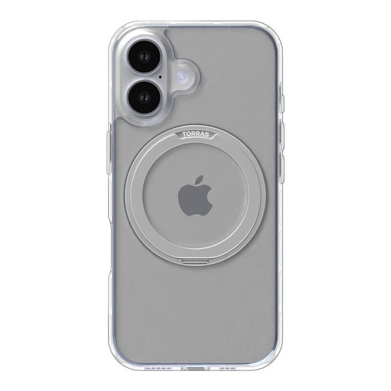 Torras Ostand Pro Case for iPhone 16 Plus (Transparent) Torras Ostand Pro Case for iPhone 16 Plus (Transparent)